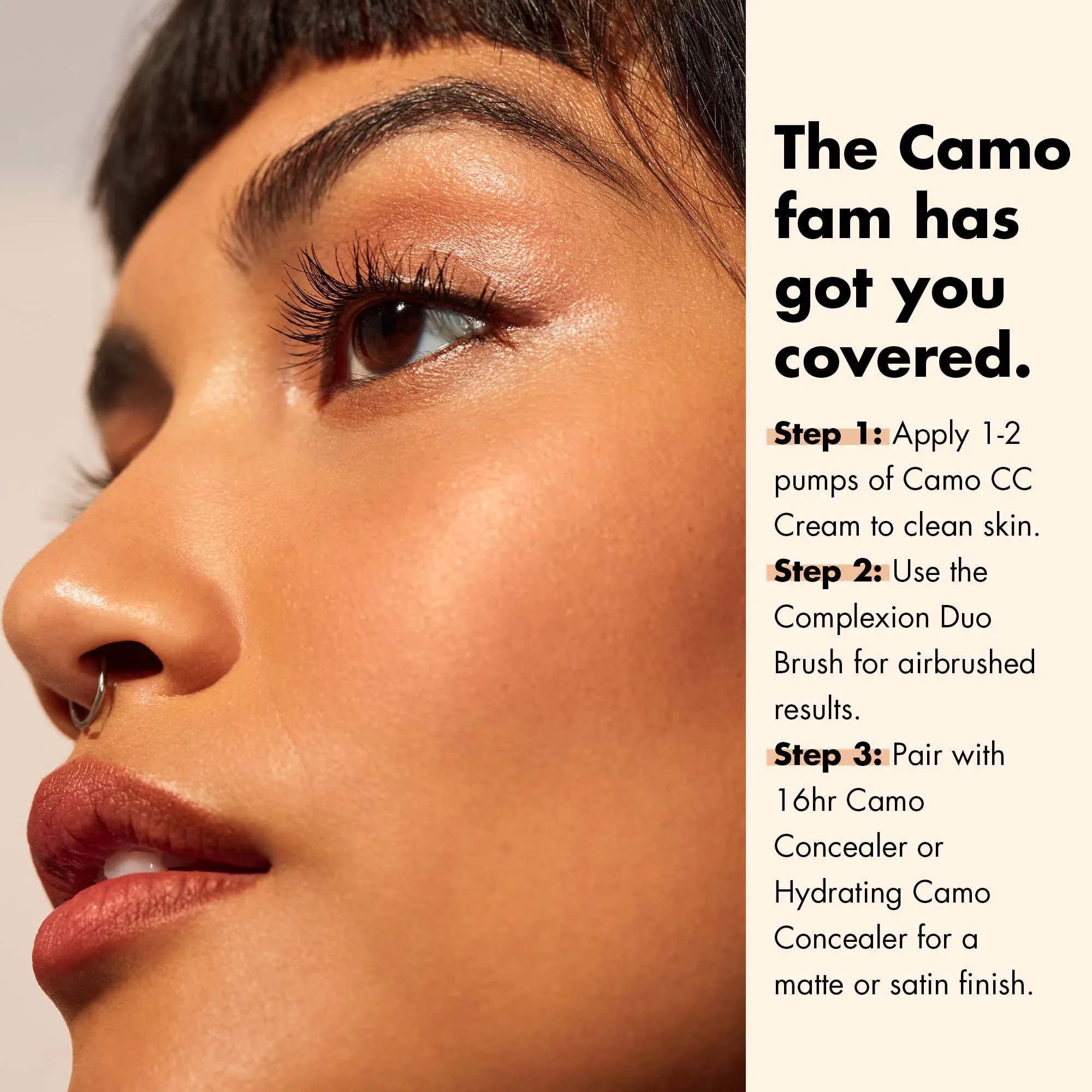 e.l.f. Camo CC Cream, Color Correcting Medium-To-Full Coverage Foundation with SPF 30, Fair 140 W, 1.05 Oz (30g)