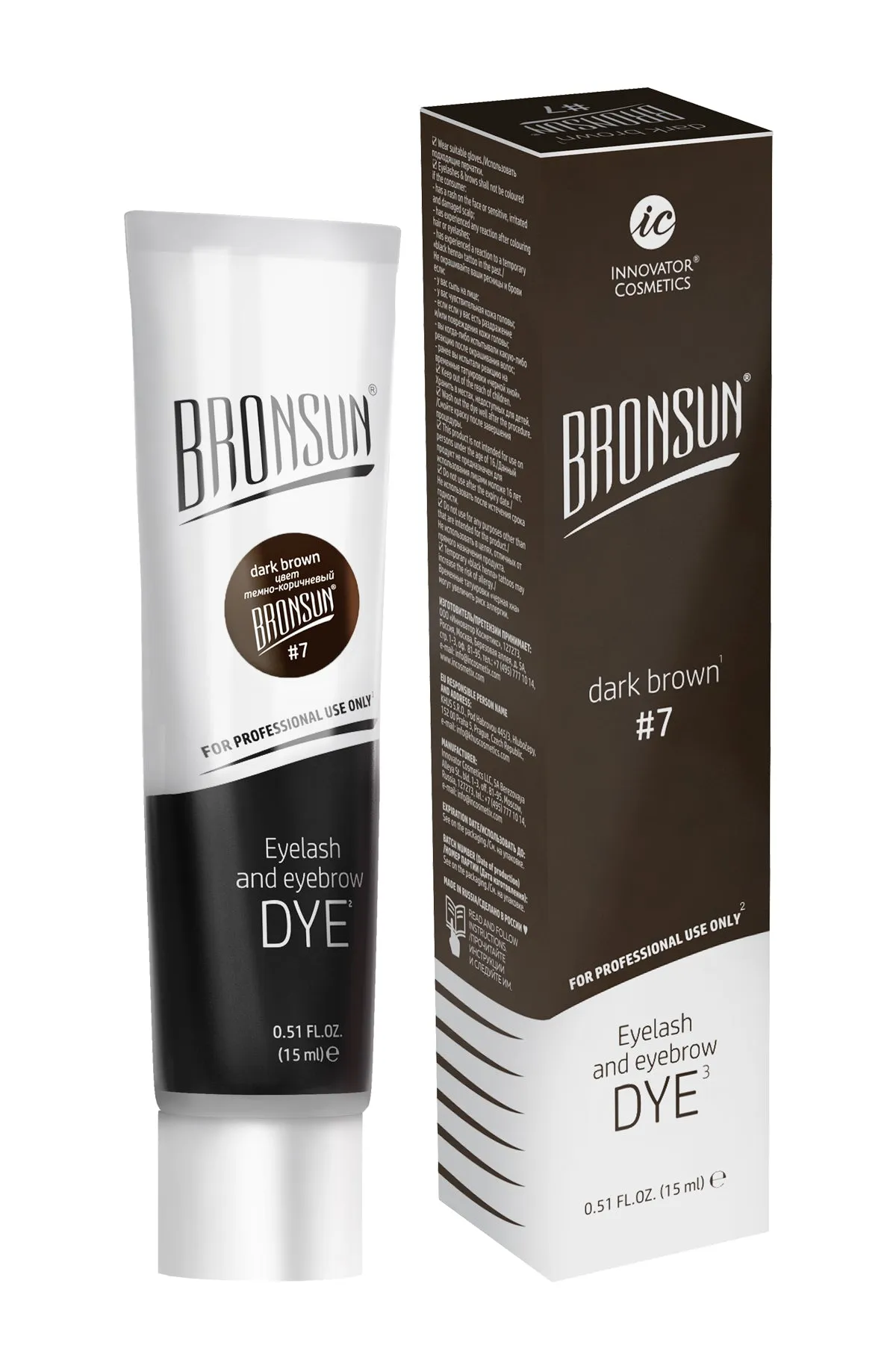 OLD FORMULA-Bronsun Eyelash and Eyebrow GEL DYE ONLY 15ml