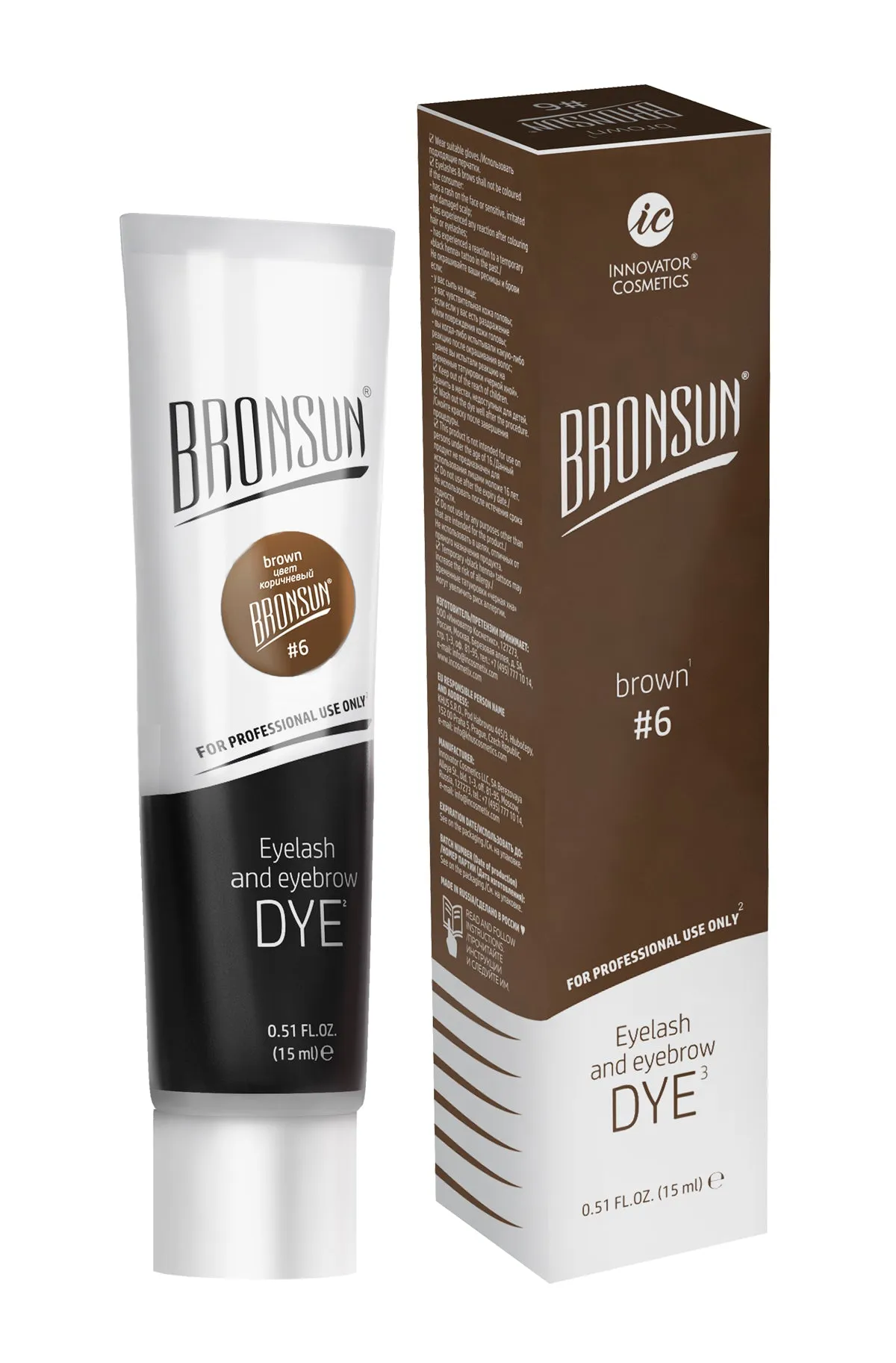 OLD FORMULA-Bronsun Eyelash and Eyebrow GEL DYE ONLY 15ml