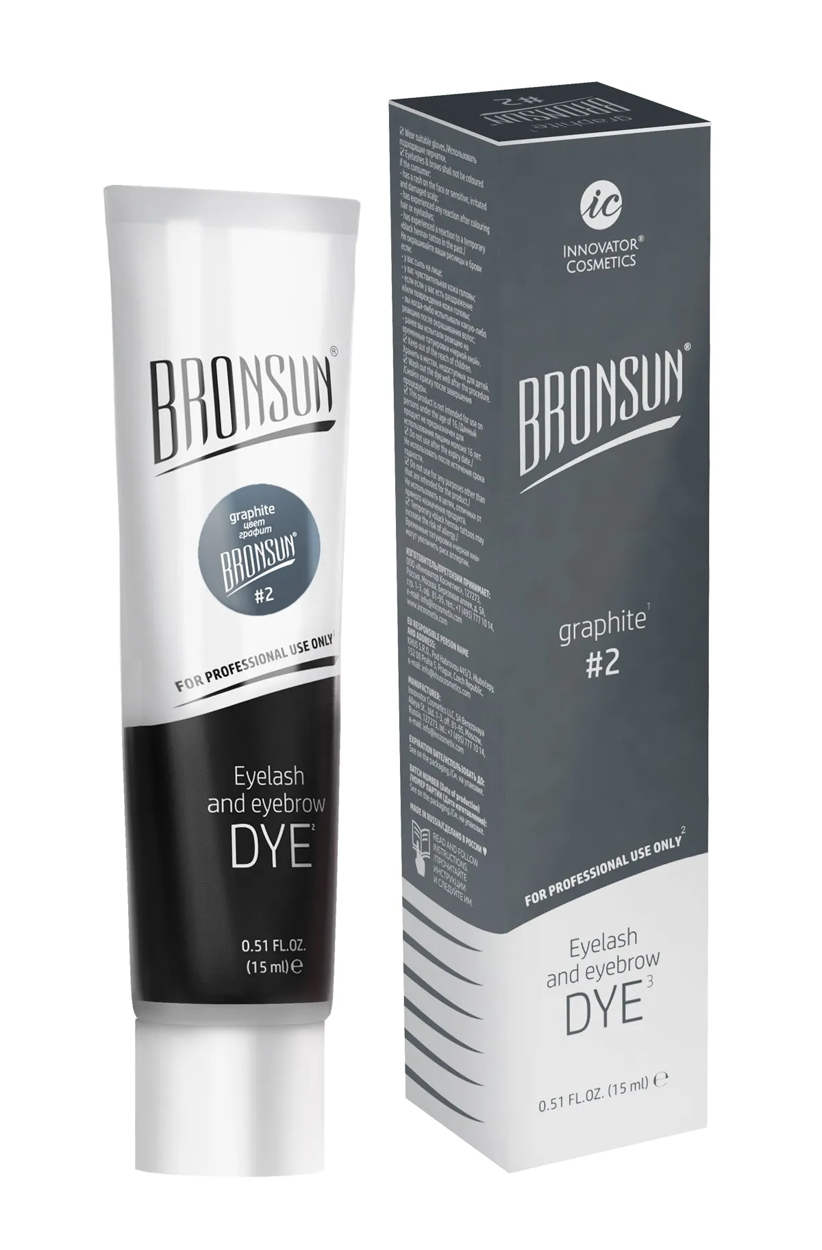 OLD FORMULA-Bronsun Eyelash and Eyebrow GEL DYE ONLY 15ml