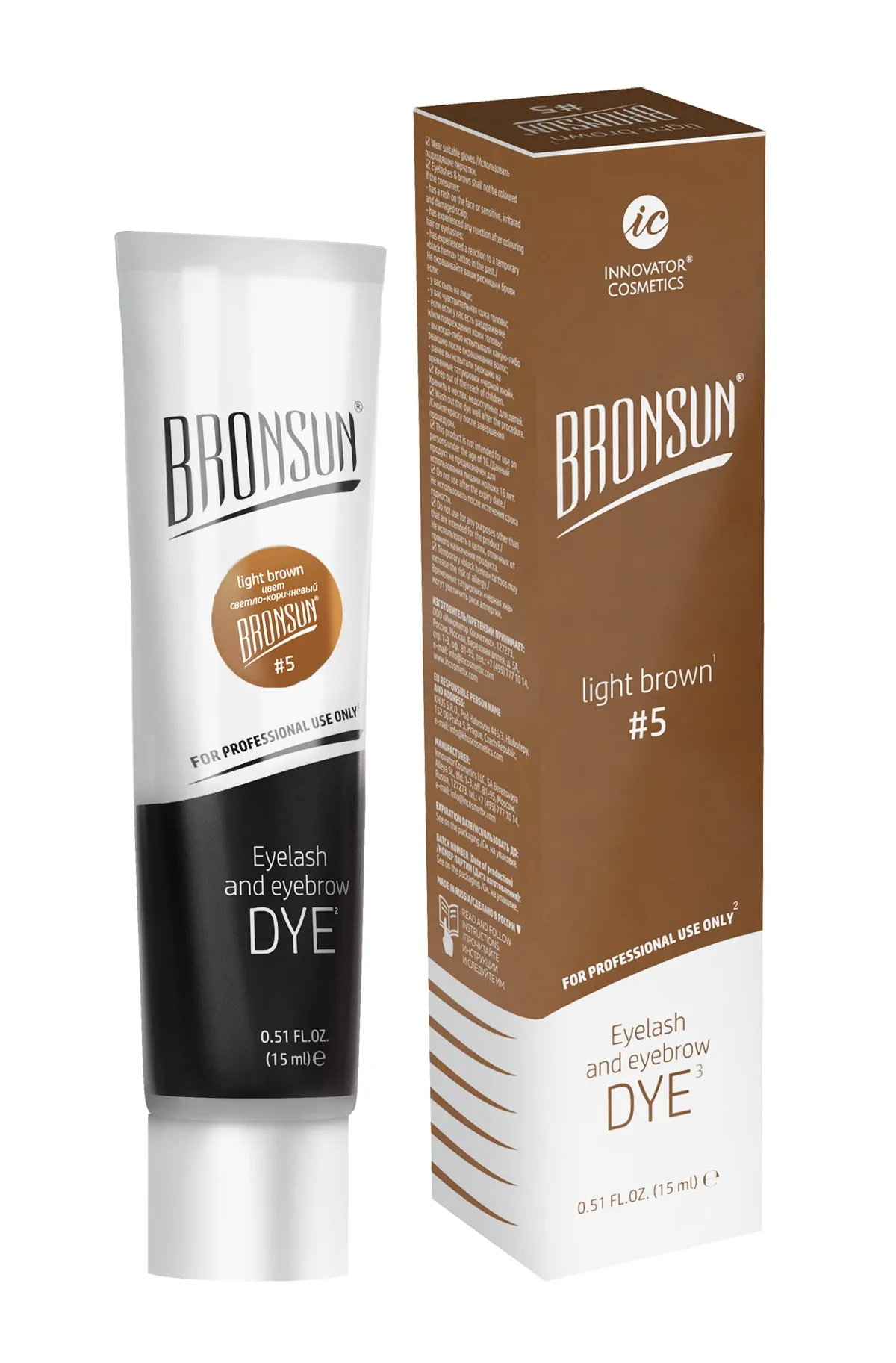 OLD FORMULA-Bronsun Eyelash and Eyebrow GEL DYE ONLY 15ml