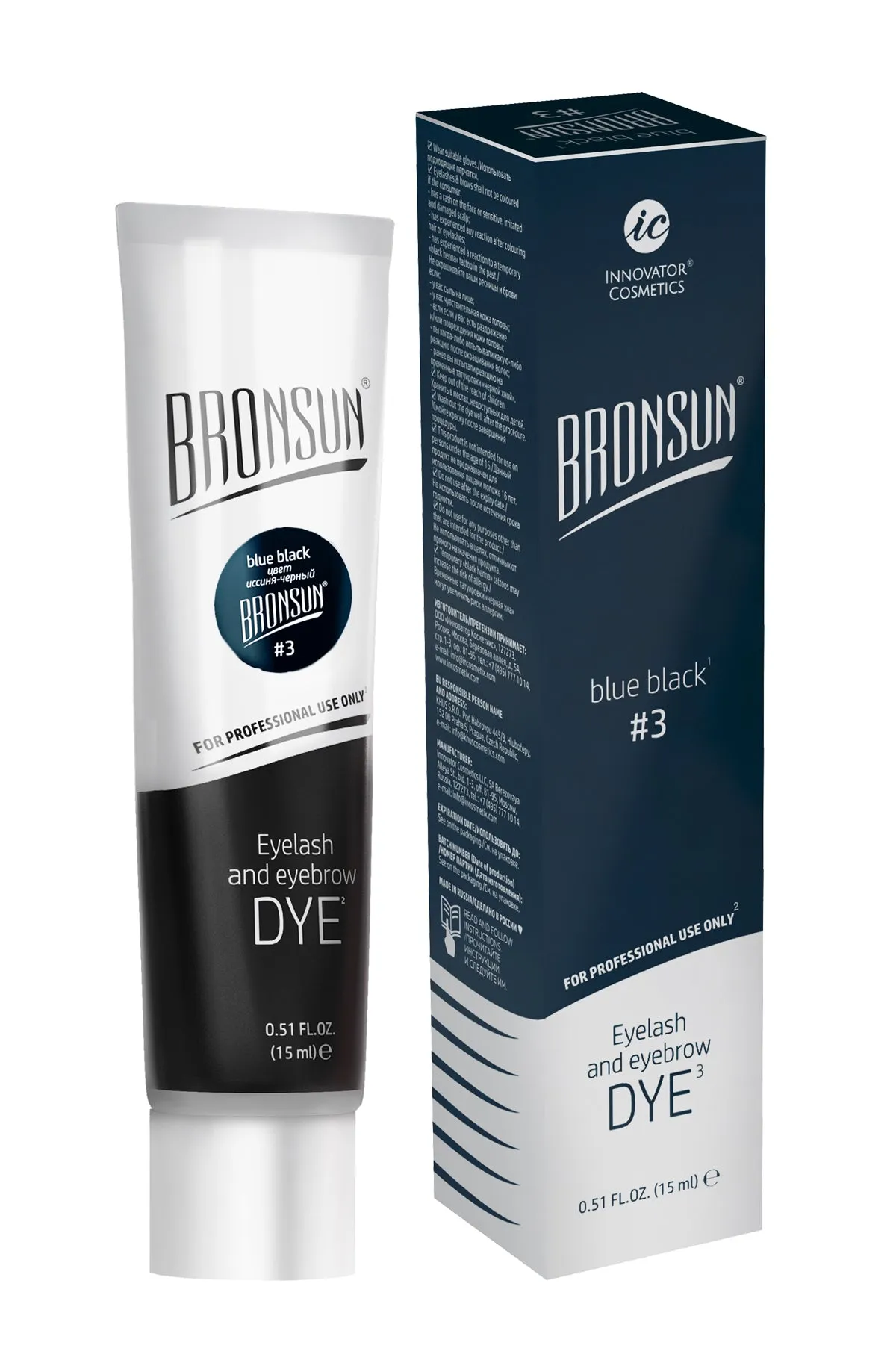 OLD FORMULA-Bronsun Eyelash and Eyebrow GEL DYE ONLY 15ml