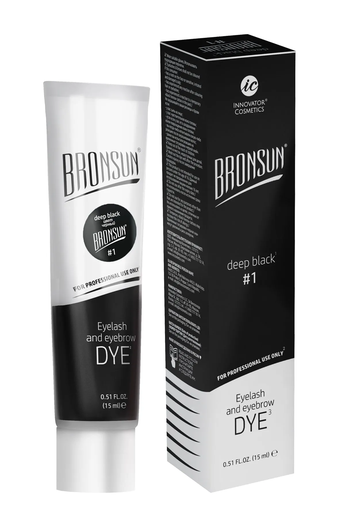 OLD FORMULA-Bronsun Eyelash and Eyebrow GEL DYE ONLY 15ml