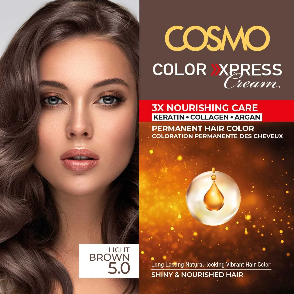 PERMANENT HAIR COLOR NATURAL 5.0 LIGHT BROWN